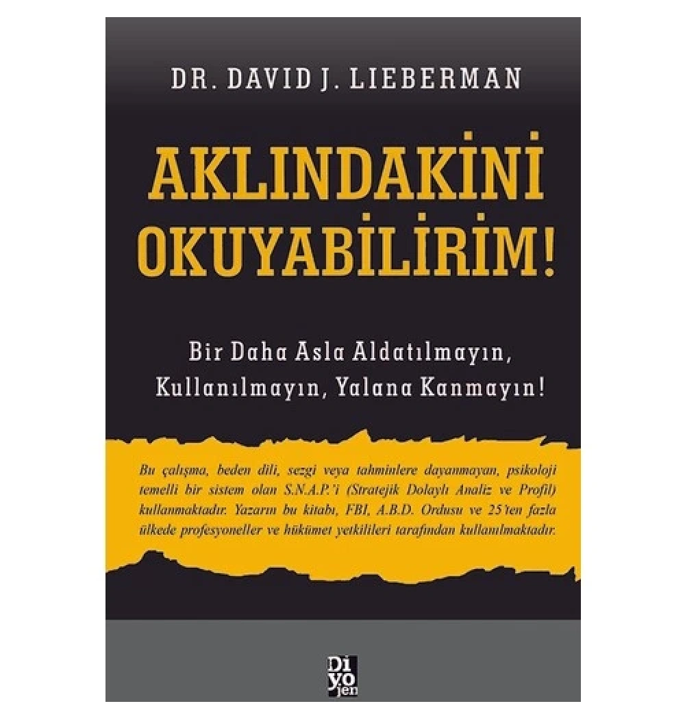 Aklındakini Okuyabilirim Dr.Davıd J.Lıeberman Diyojen