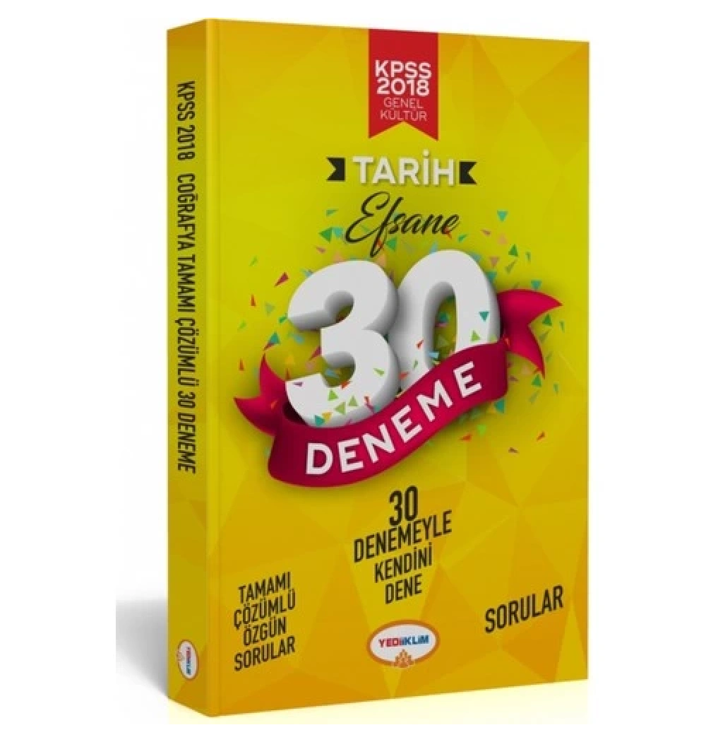 Kpss Tarih Efsane 30 Deneme  Y İklim