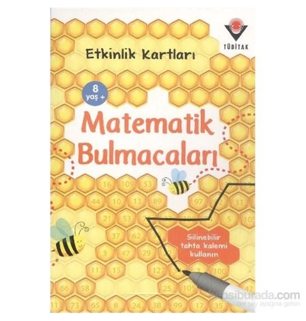 Matematik Bulmacaları Etkinlik Kartları 8+Yaş Kutulu Tübitak