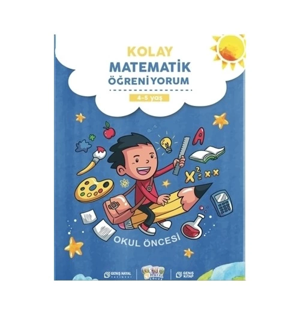 Kolay Matematik Öğreniyorum 4-5 Yaş   G Hayal