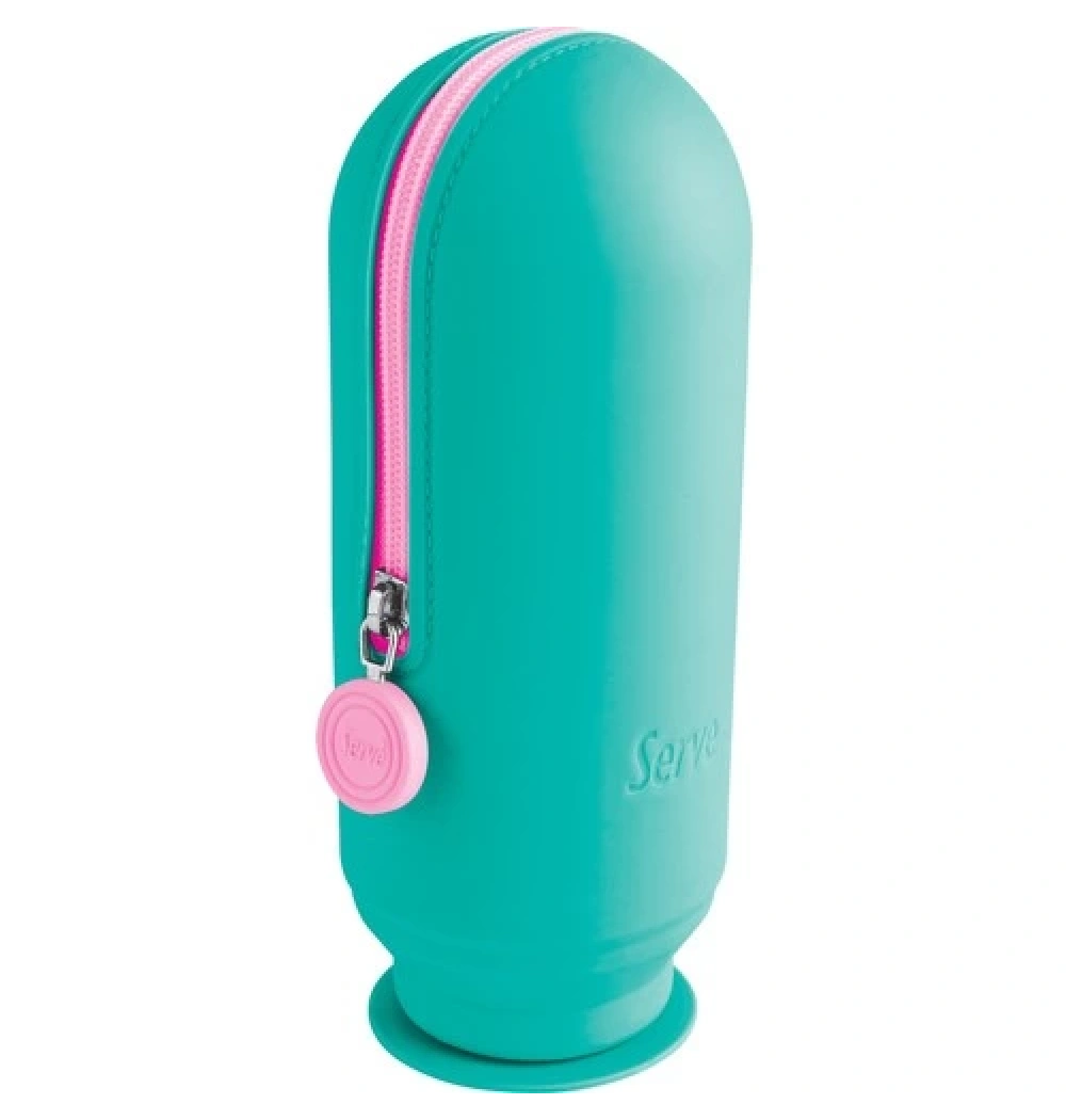 Serve Hoop Kalem Çantası Vakumlu Nane Yeşil