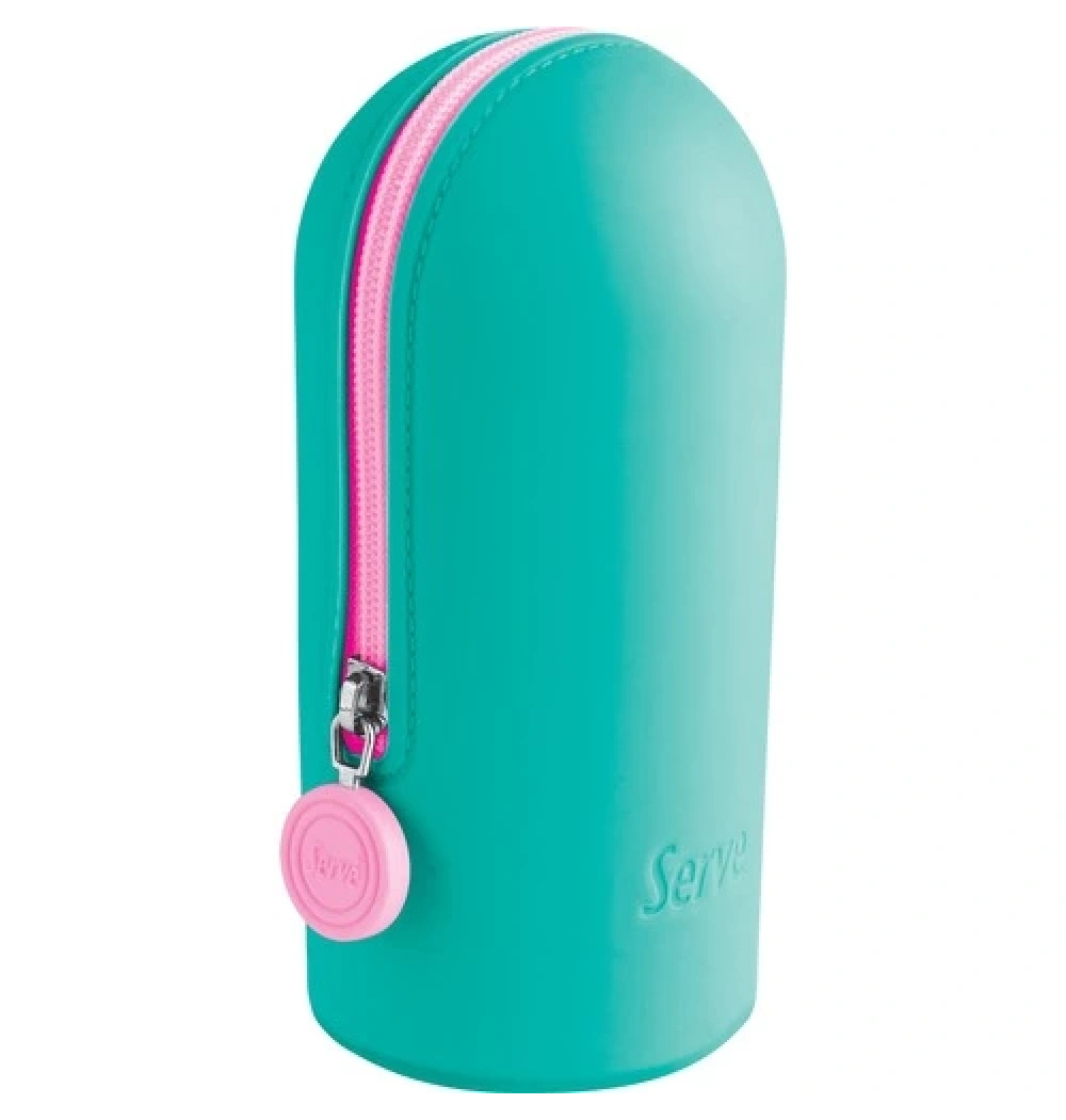 Serve Hoop Kalem Çantası Vakumlu Nane Yeşil