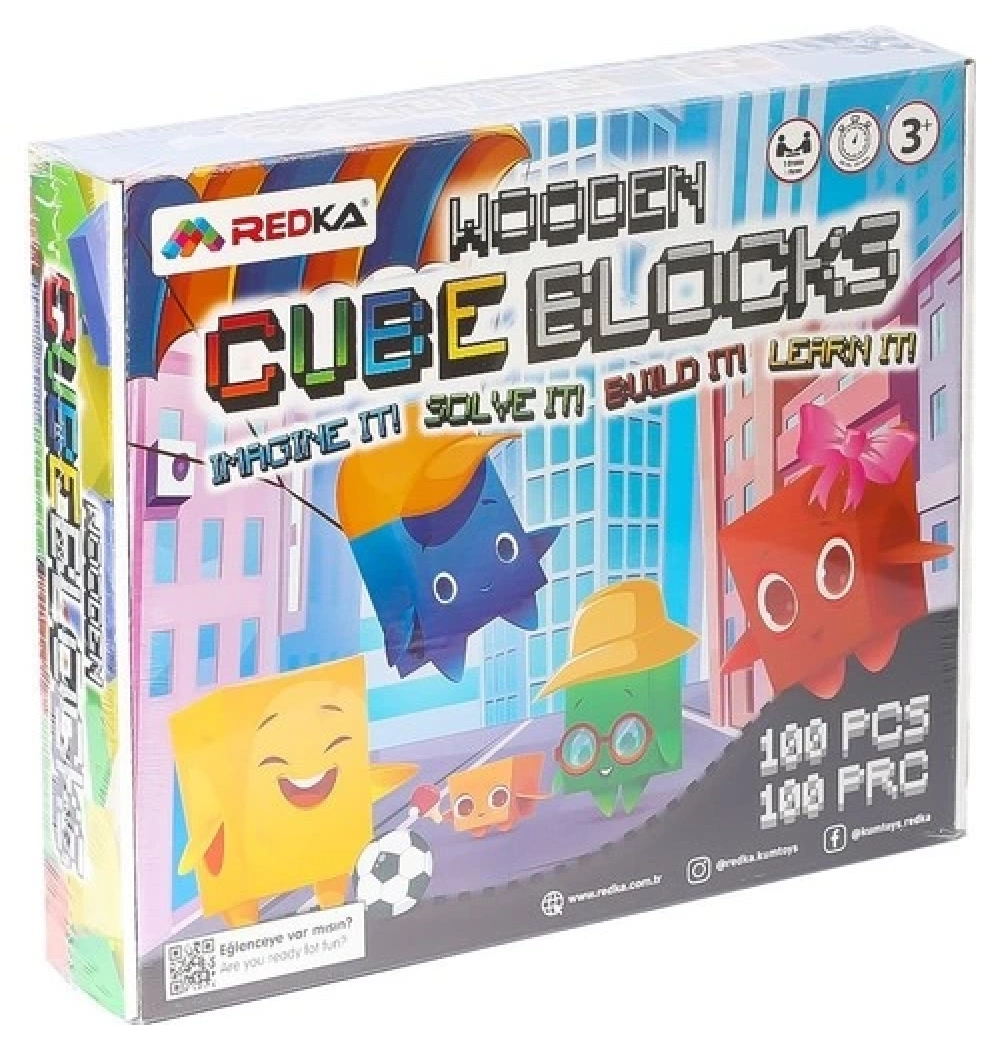 Kumtoys Wooden Cube Bloks