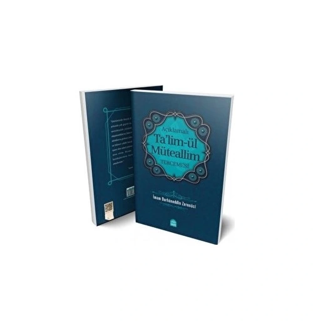 Talimül Müteallim Tercemesi Yasin Yayınevi