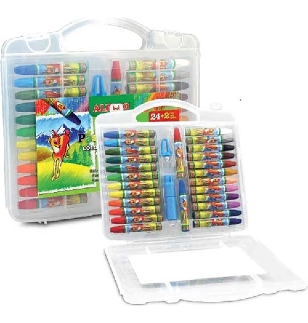Alpıno Dc-008297 Oıl Yağlı Pastel  Pastel Boya 24Lü (Çantalı )
