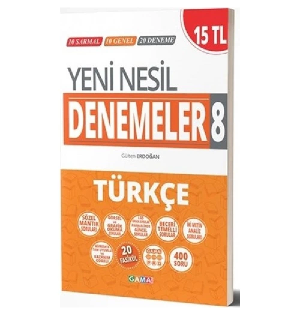 Gama 8.Sınıf Türkçe 20 Deneme