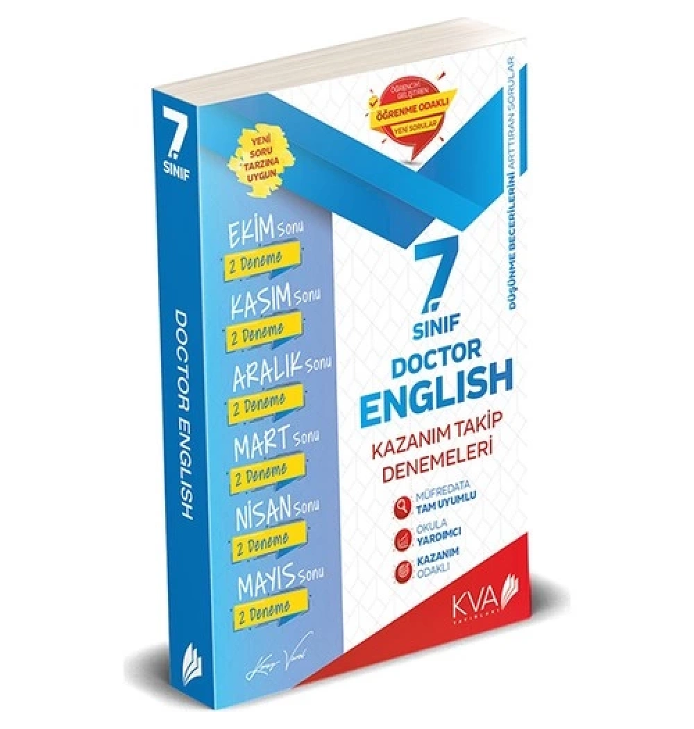 7.Sınıf İngilizce Kazanım Takip Denemeleri  Kva