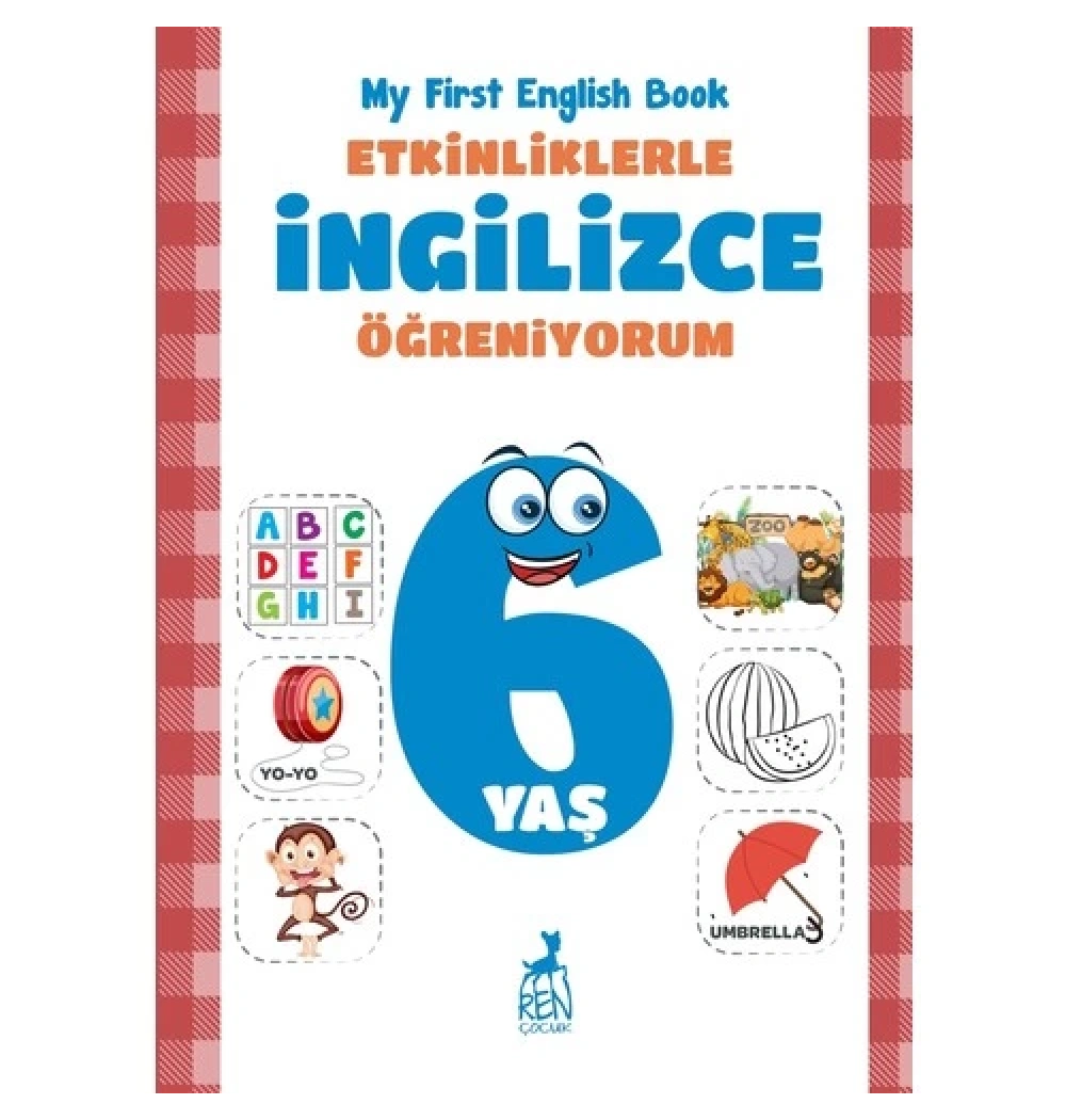 Etkinliklerle İngilizce Öğreniyorum 6+Yaş  Renkitap