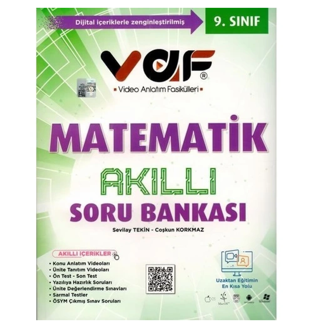 Vaf 9.Sınıf Matematik Akıllı Soru Bankası