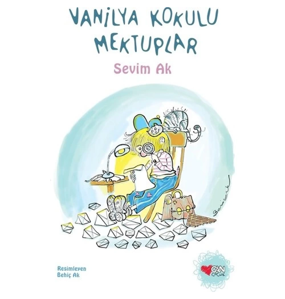 Vanilya Kokulu Mektuplar-Ciltli- Sevim Ak  Can Yayın