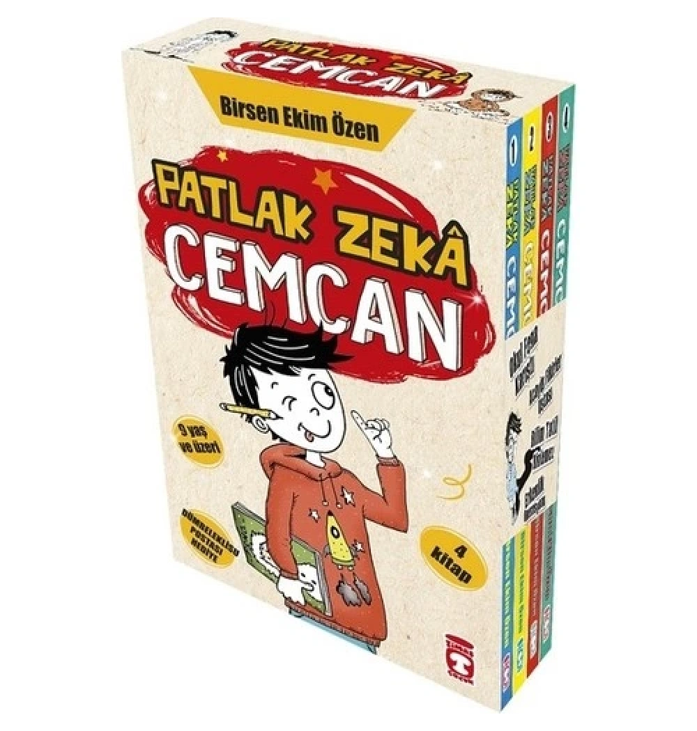 Patlak Zeka Cemcan 4 Lü Set.Birsen Ekim Özen