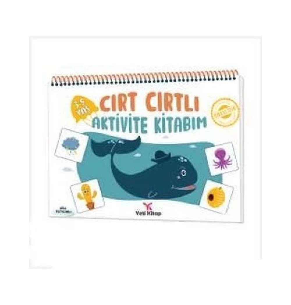 Cırt Cırtlı Aktivite Kitabım 3-5 Yaş Yeti Kitap