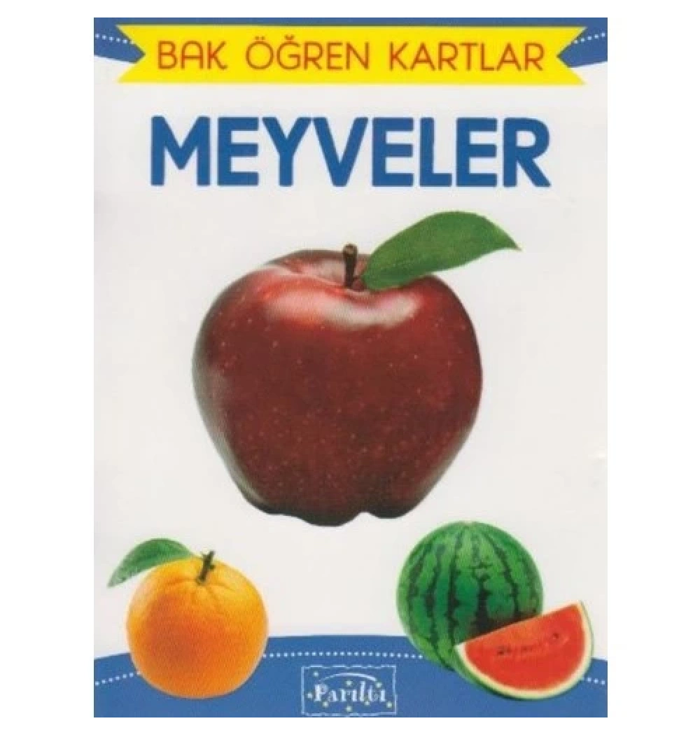 Bak Öğren Kartlar Meyveler Parıltı