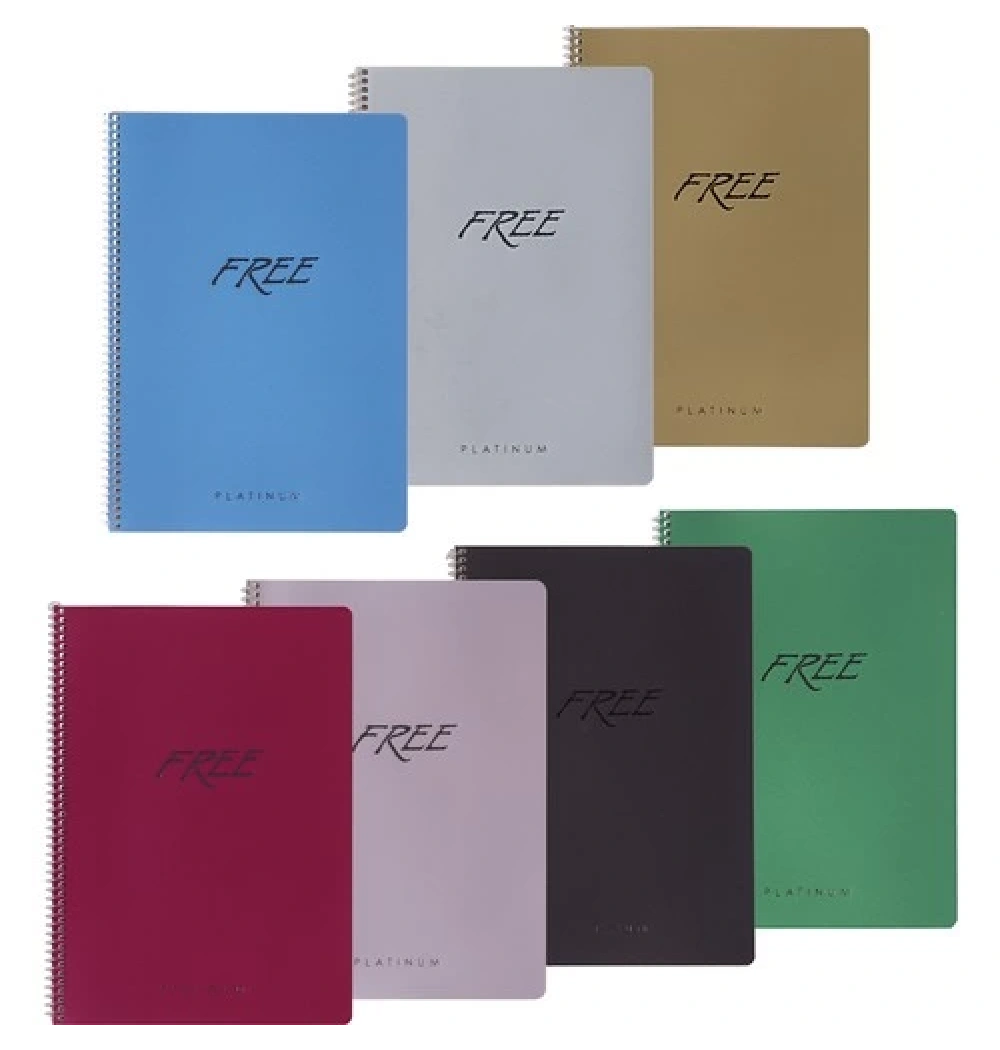 Keskin Color A4 80 Yp. Kareli Pp Kapak Free Platinum Defter