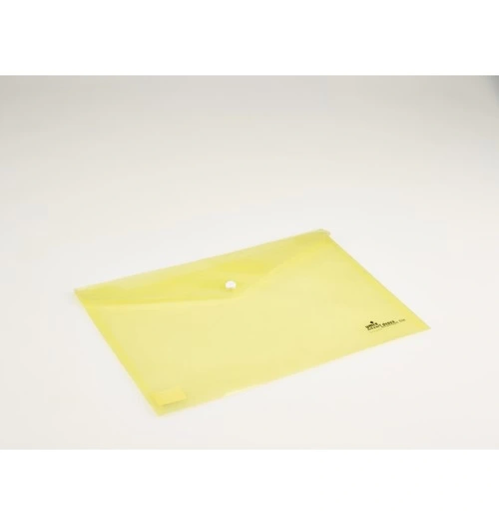 Umıx Çıtçıtlı Seffaf Zarf Dosya Sarı