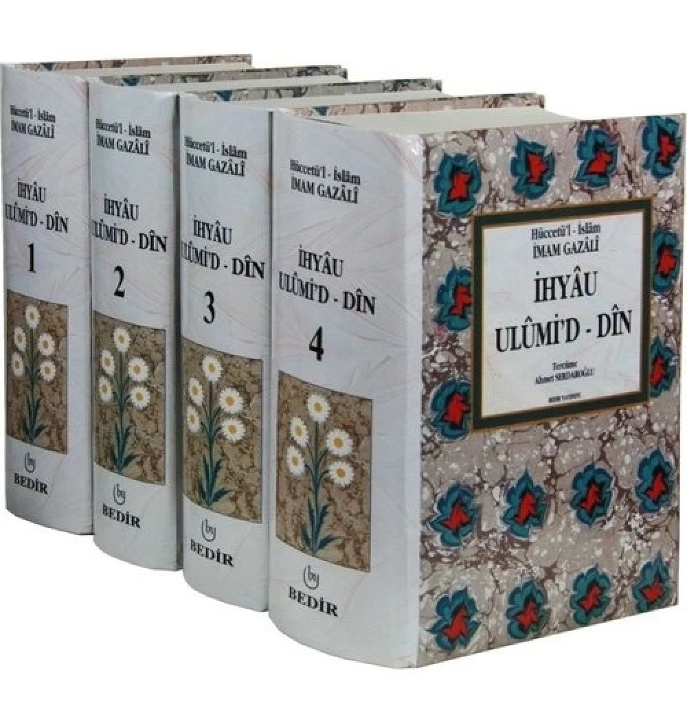 İhyau Ulumuddin İmam Gazali Büyük Boy Ciltli 4 Cilt 2.Hm Bedir Yayın