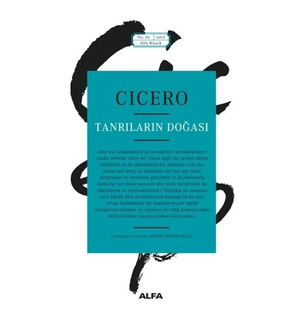 Tanrilarin Doğasi Cicero Alfa