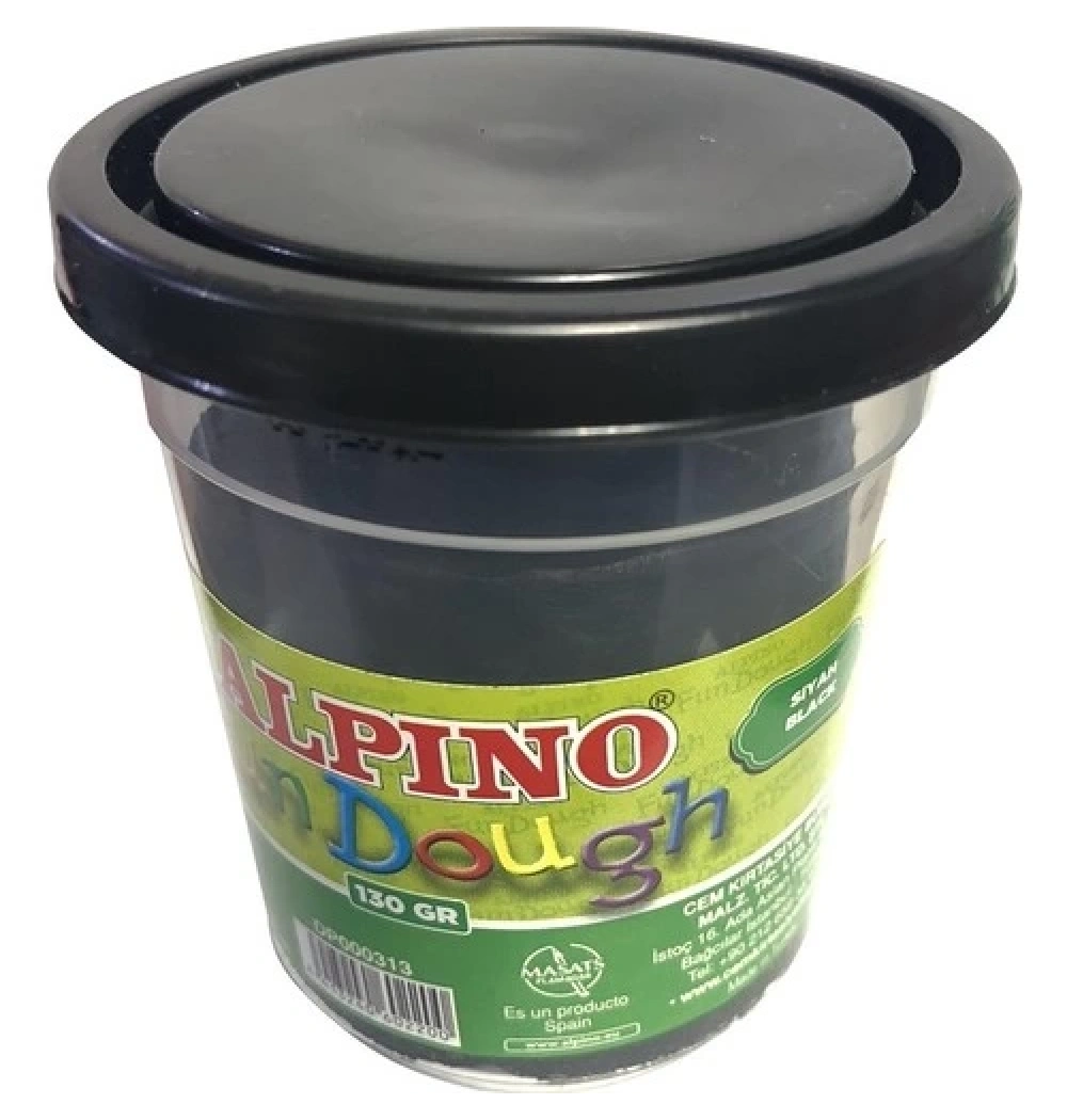 Alpino 130 Gr Oyun Hamuru Siyah Tekli -Dp-000313