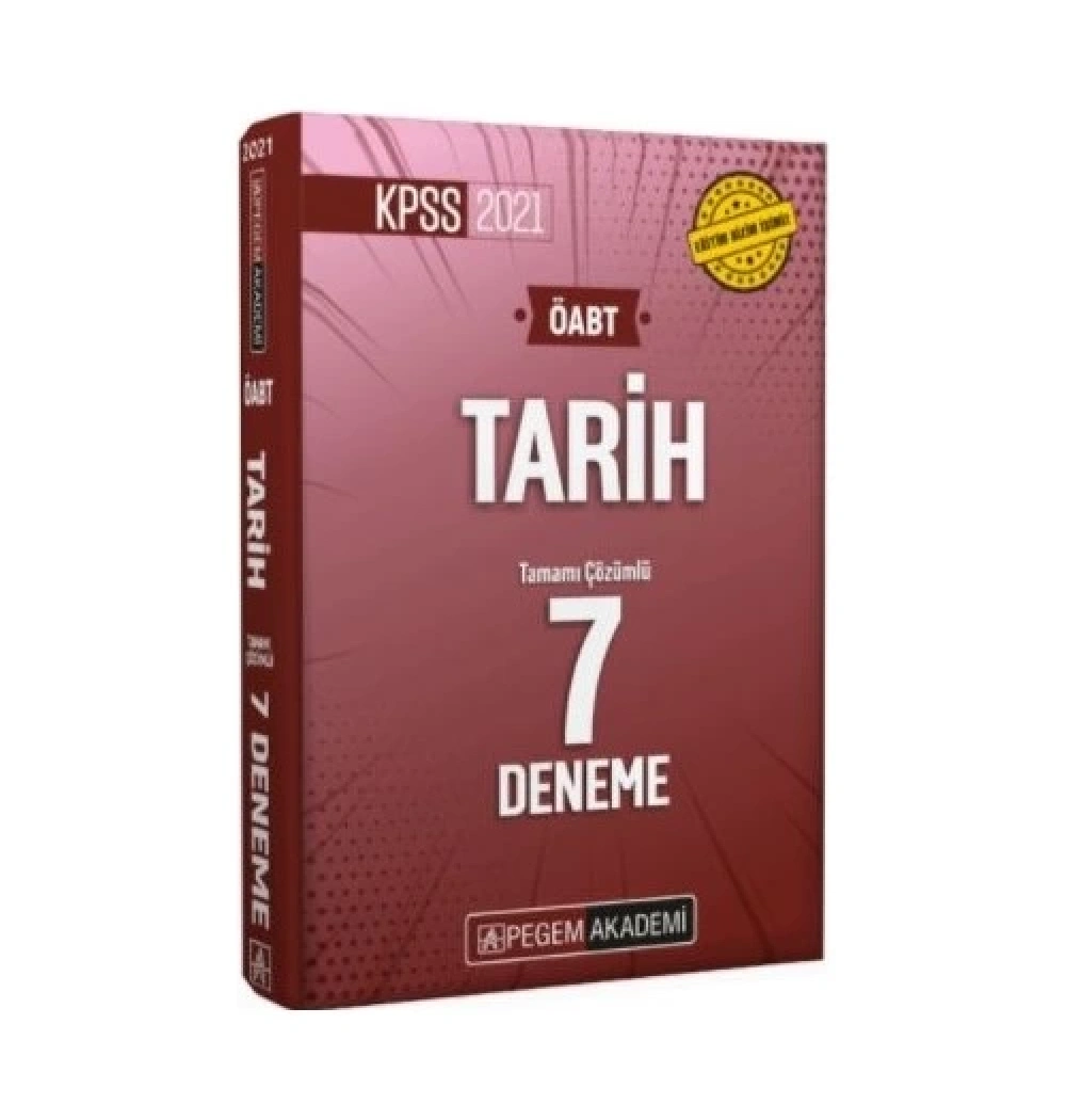 Pegem Öabt 2021 Tarih Öğretmenliği 7 Çözümlü Deneme