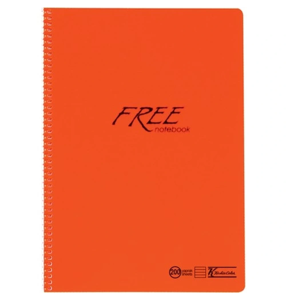 Keskin Color A4 200 Yp. Çizgili Pp Kapak Free Defter