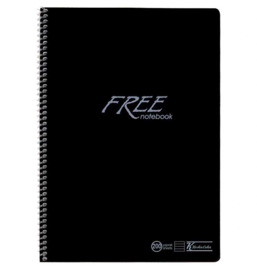 Keskin Color A4 200 Yp. Çizgili Pp Kapak Free Defter