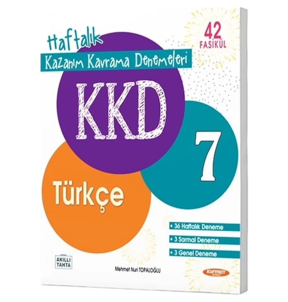 Kurmay 7.Sınıf Türkçe Haftalık Kazanım Kavrama Denemeleri 42 Fasikül