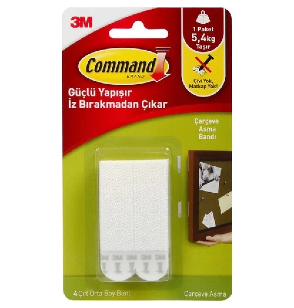 Mas 3M Command Orta Boy Cırt Cırt Bant (17201)