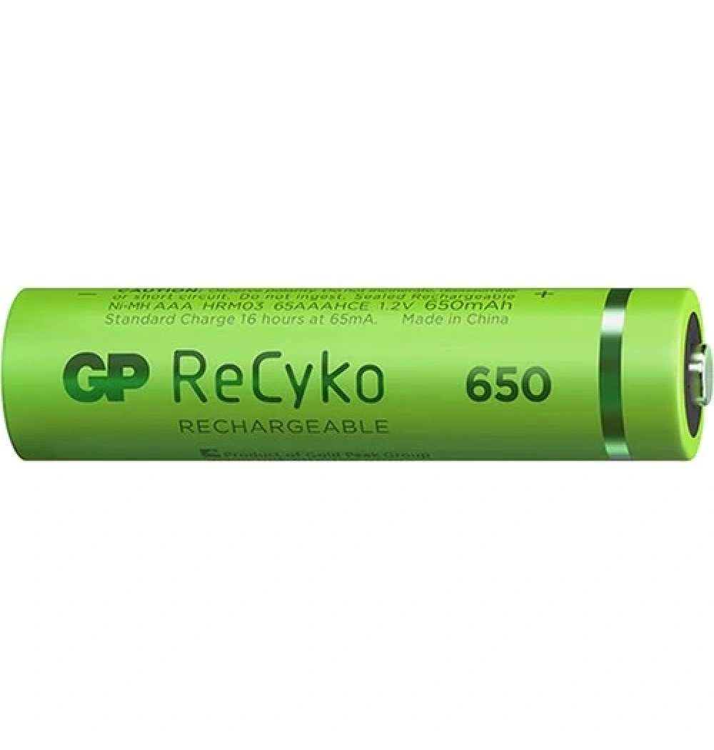 Gp Recyko Şarjlı Pil Aaa 650 Mah 2 Li Kartela