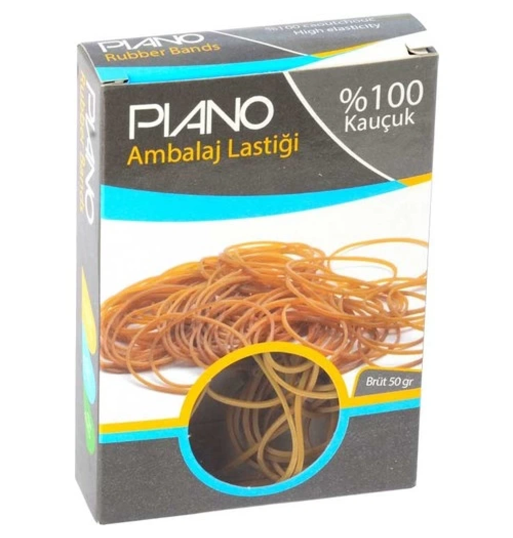 Piano Ambalaj Lastiği %100 Kauçuk 70 Mm 50 Gr