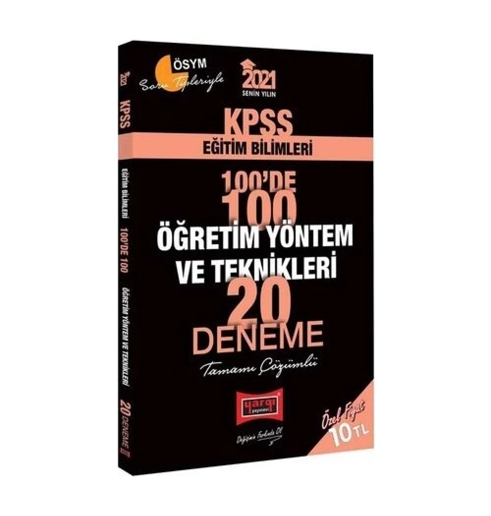 Yargı Kpss Öğretim Yöntem Teknikleri 20 Deneme Çözümlü