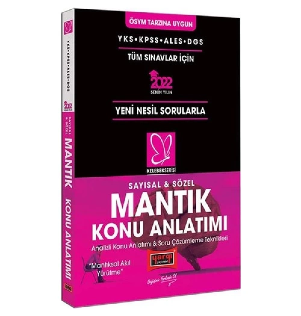 Yargı 2022 Tüm Sınavlar İçin Sayısal Sözel Mantık Konu Anlatımı