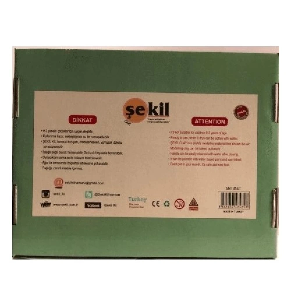 Şekil Kil Sanat Set