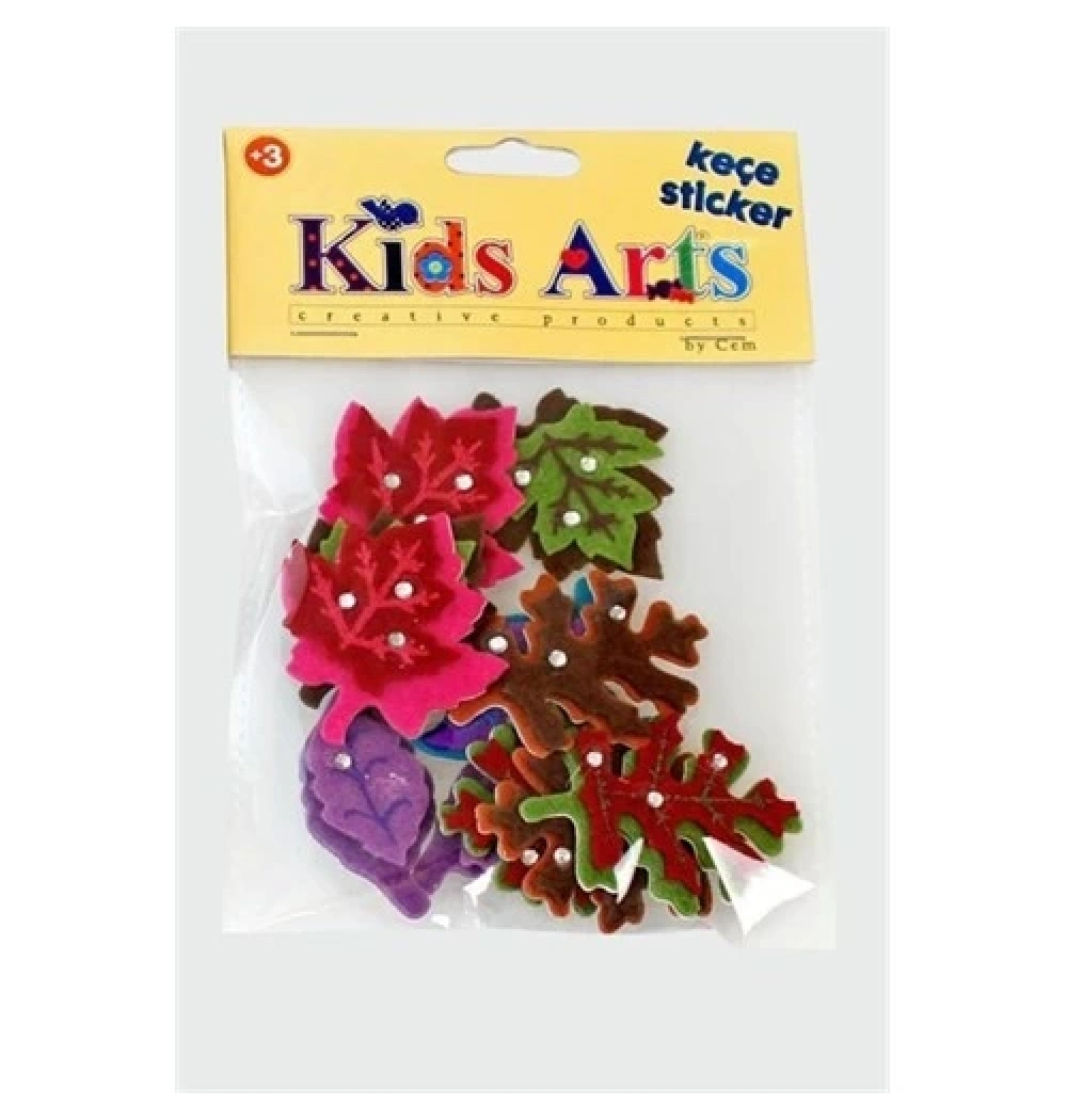 Kıds Arts  Ft-112448 Keçe Stıcker Yaprak