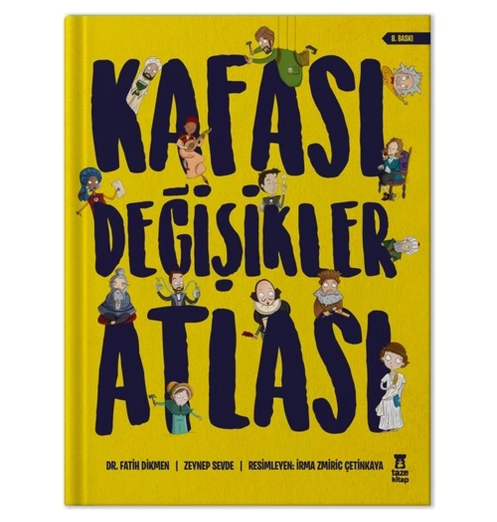 Kafası Değişikler Atlası  Büyük Boy Ciltli  Taze Kitap
