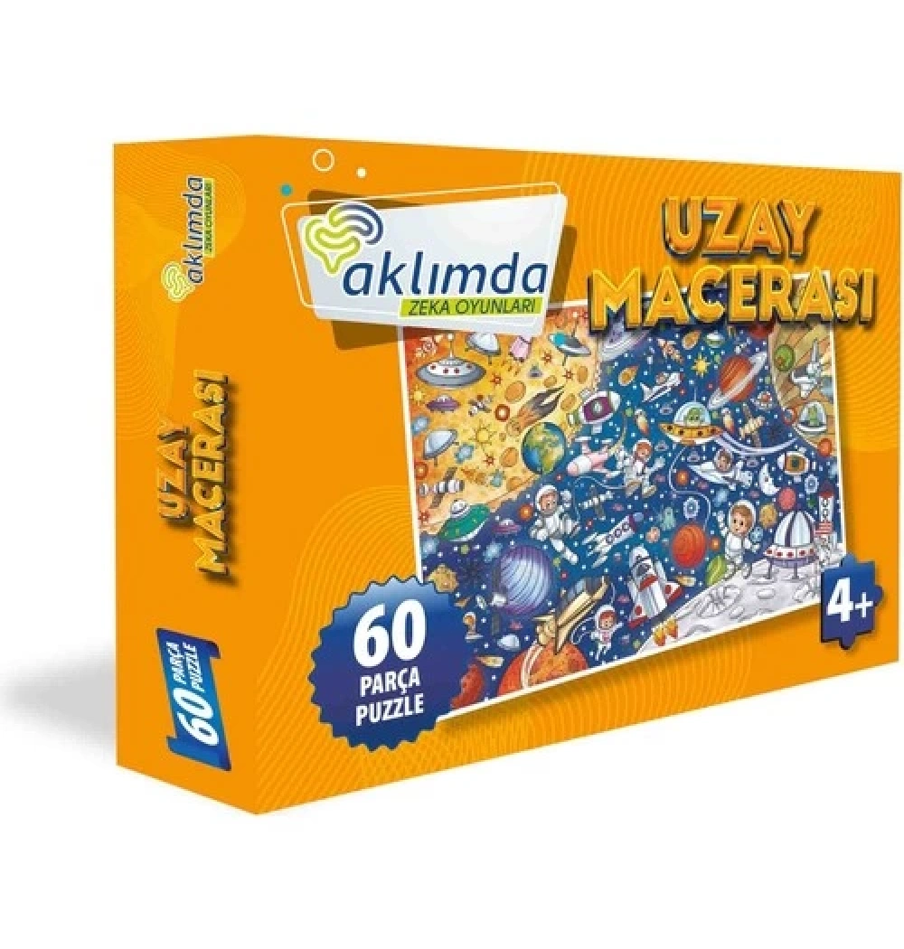 Uzay Macerasi 60 Parça Puzzle Aklımda Zeka Oyunlari