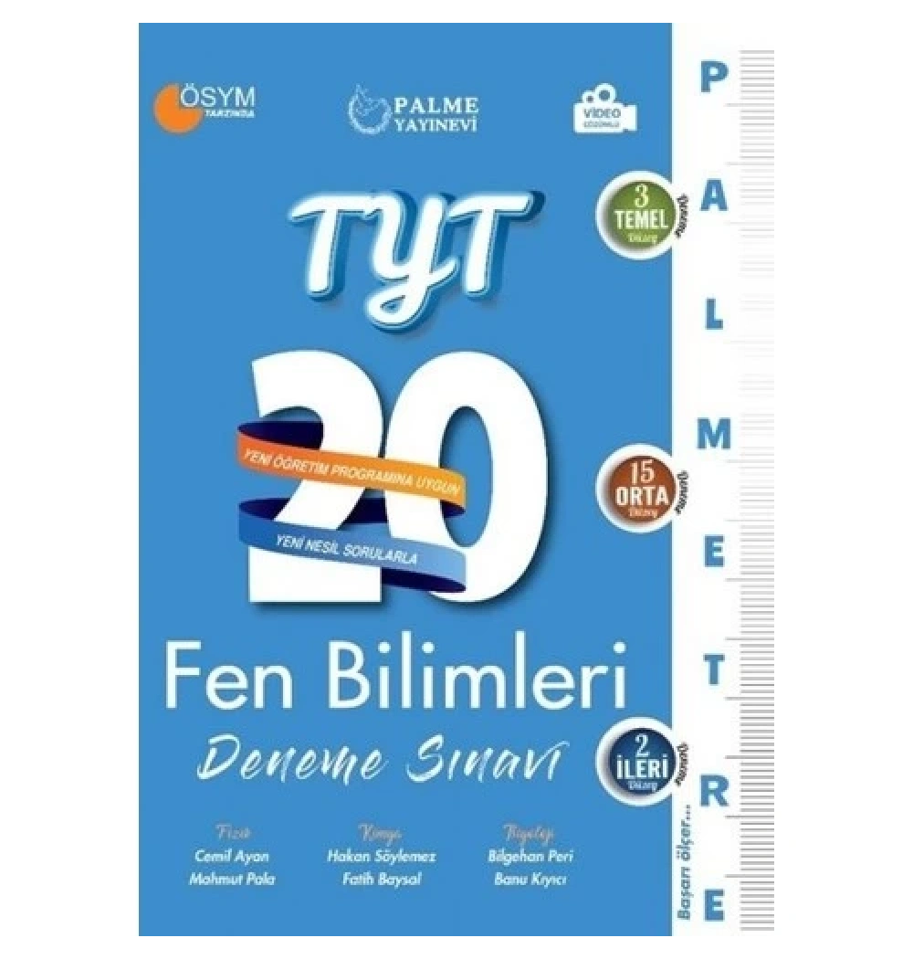 Palme Tyt Fen Bilimleri 20 Deneme Sinavi