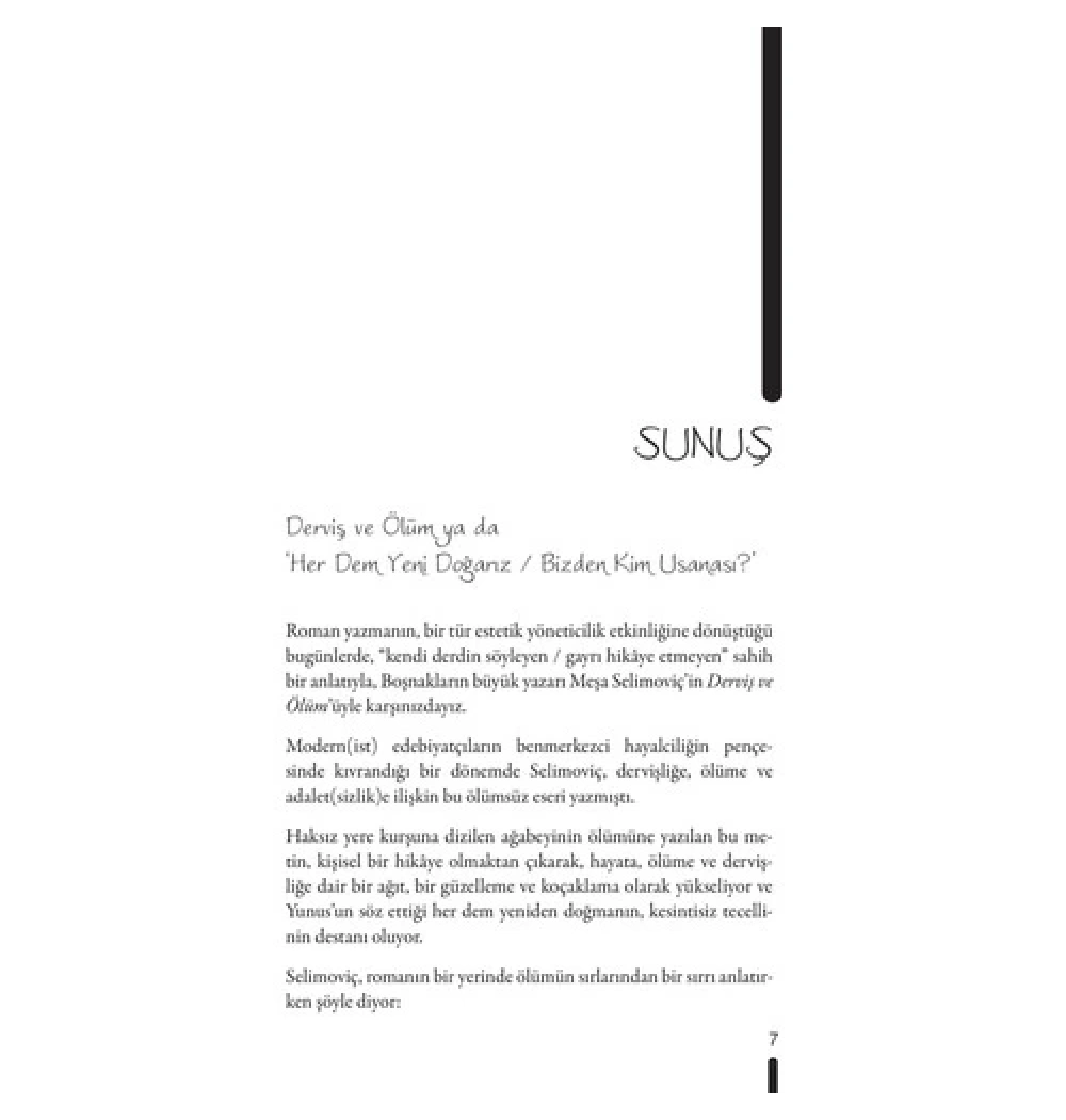 Derviş Ve Ölüm - Meşa Selimoviç - Timaş