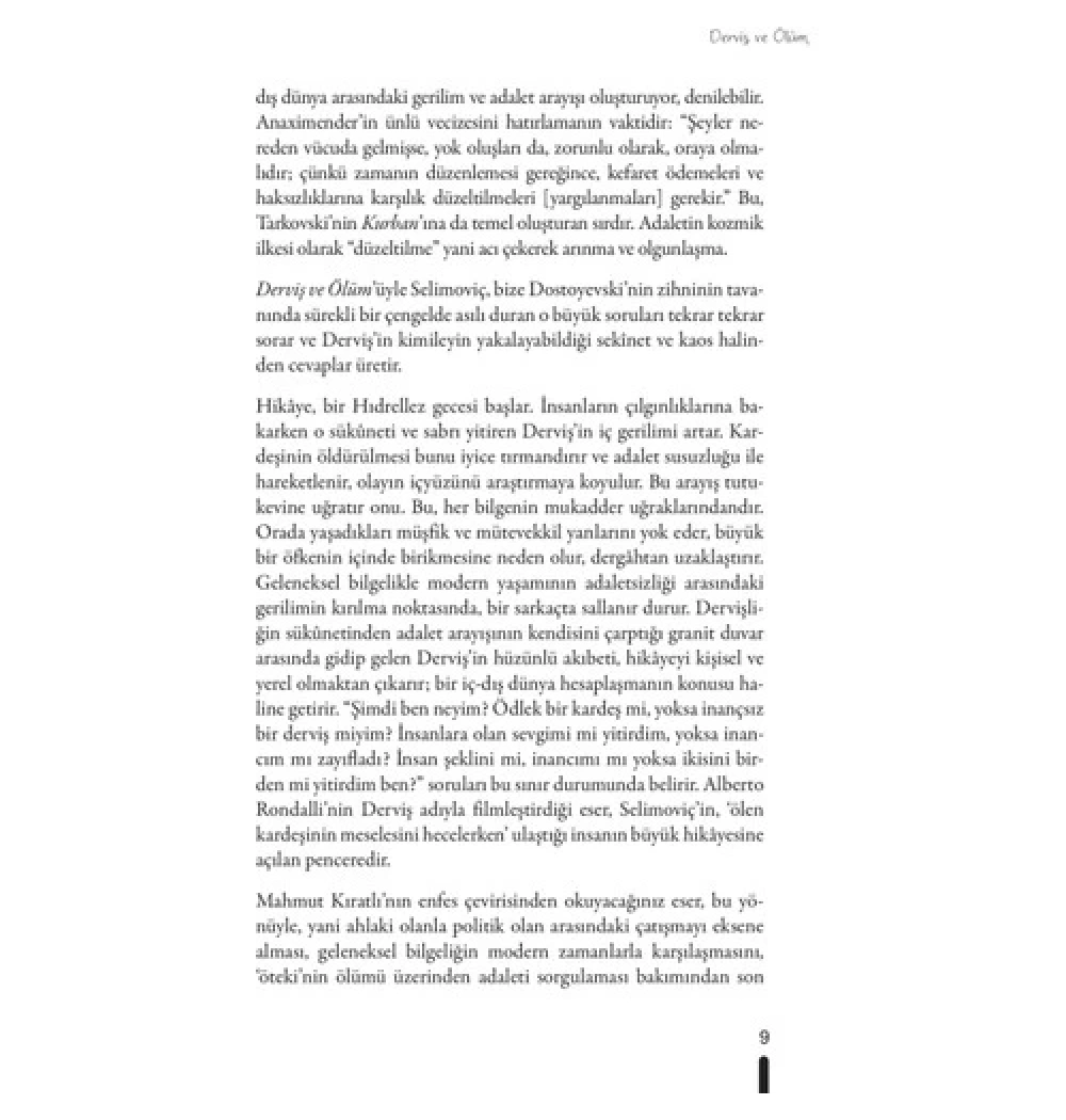 Derviş Ve Ölüm - Meşa Selimoviç - Timaş