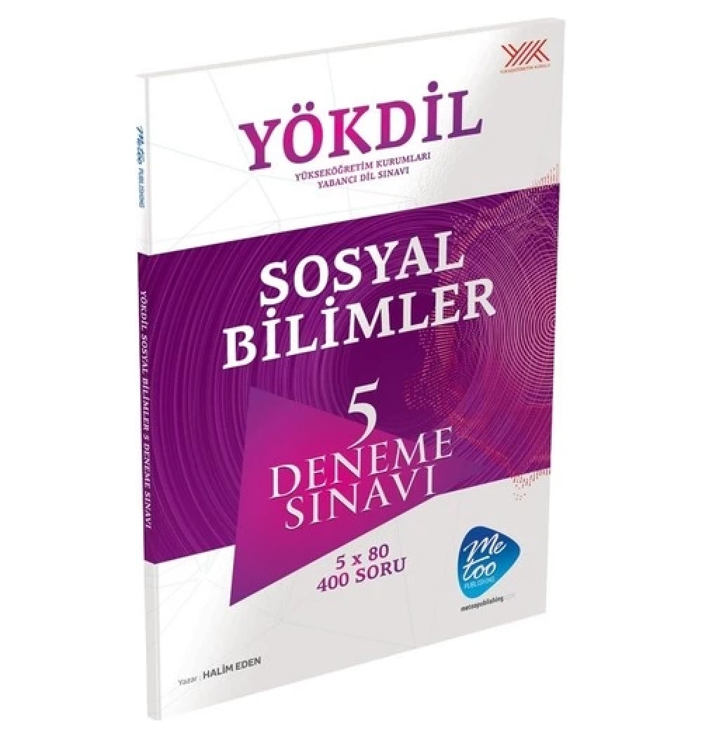 Yökdil Sosyal Bilimler 5 Deneme Sınavı   Metoo