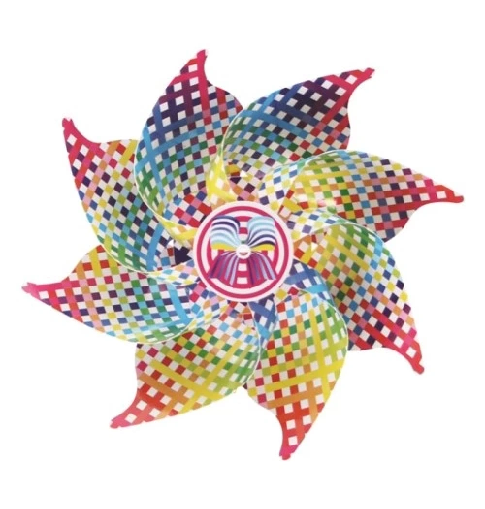 Rüzgar Gülü 18 Cm 8 Kanatlı  Renkli