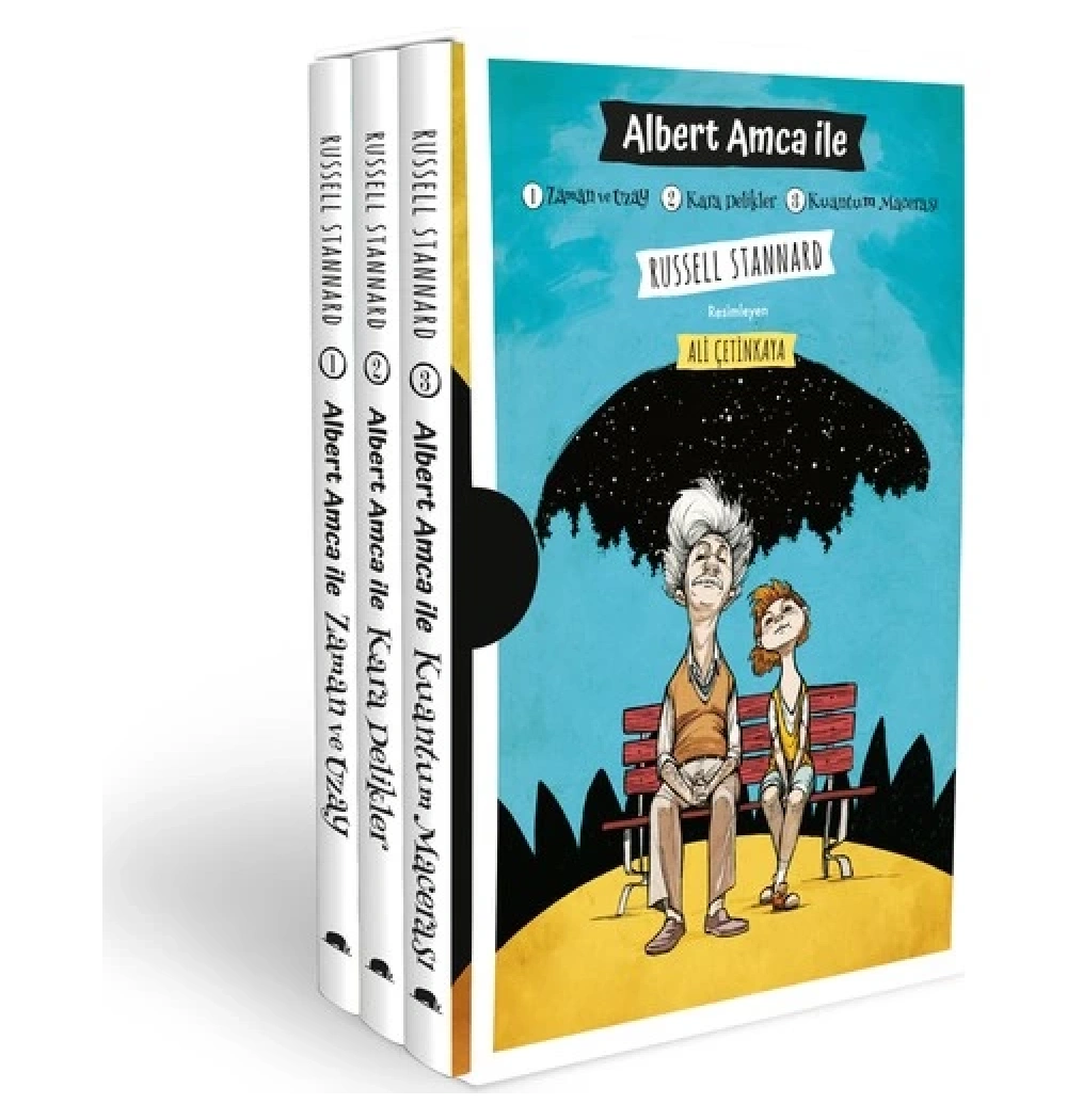 Albert Amca İle Zaman Uzay-Kara Delikler-Kuantum Macerası 3 Lü Set
