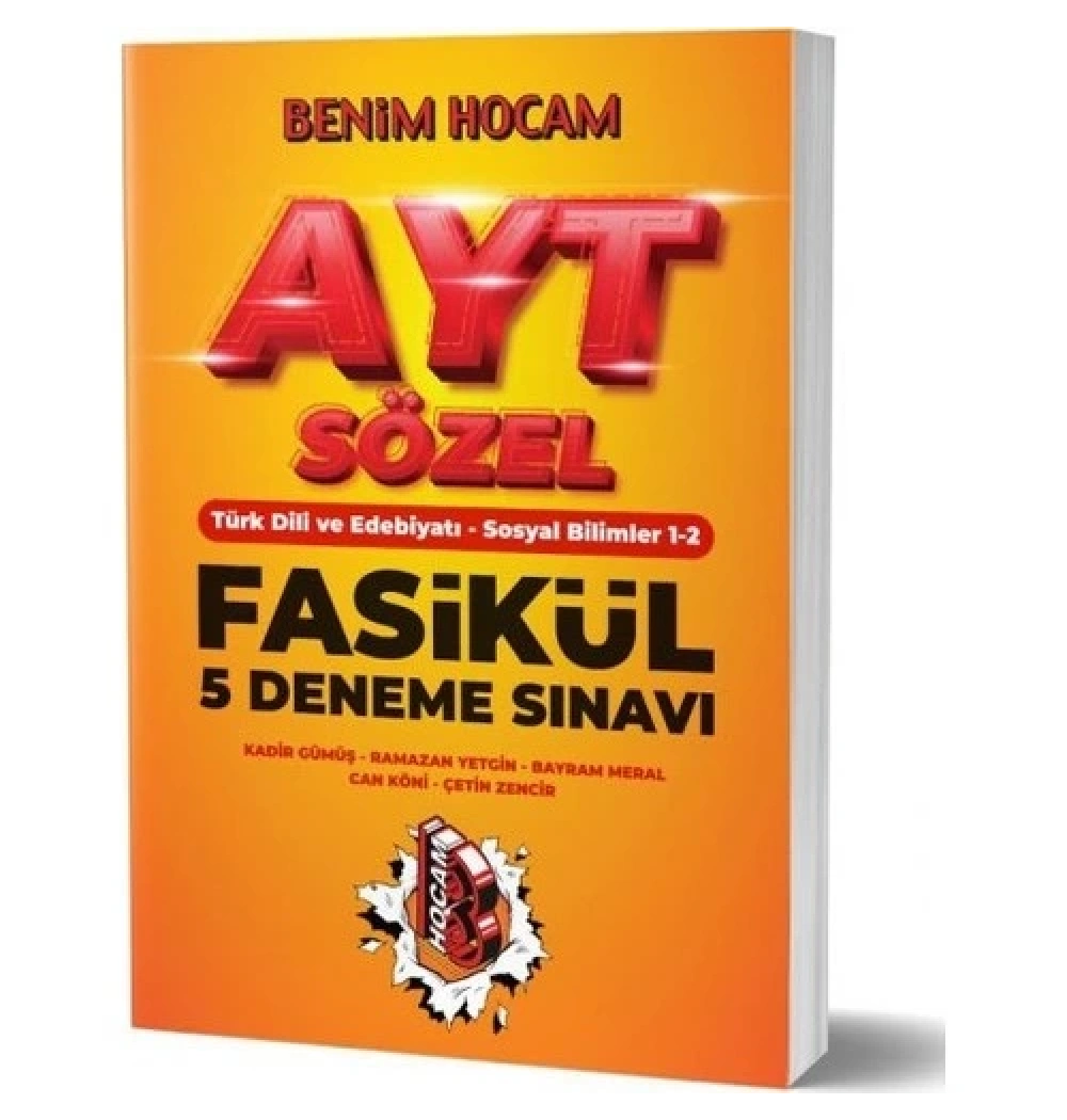 Ayt Sözel 5 Fasikül Deneme Benim Hocam