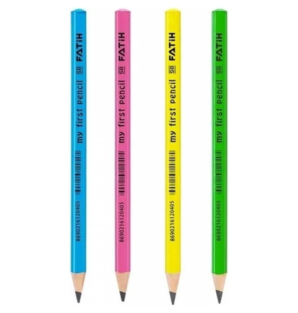 Fatih Jumbo Üçgen Kırmızı-Siyah İlk Kalemim  Fa30010Kl0072