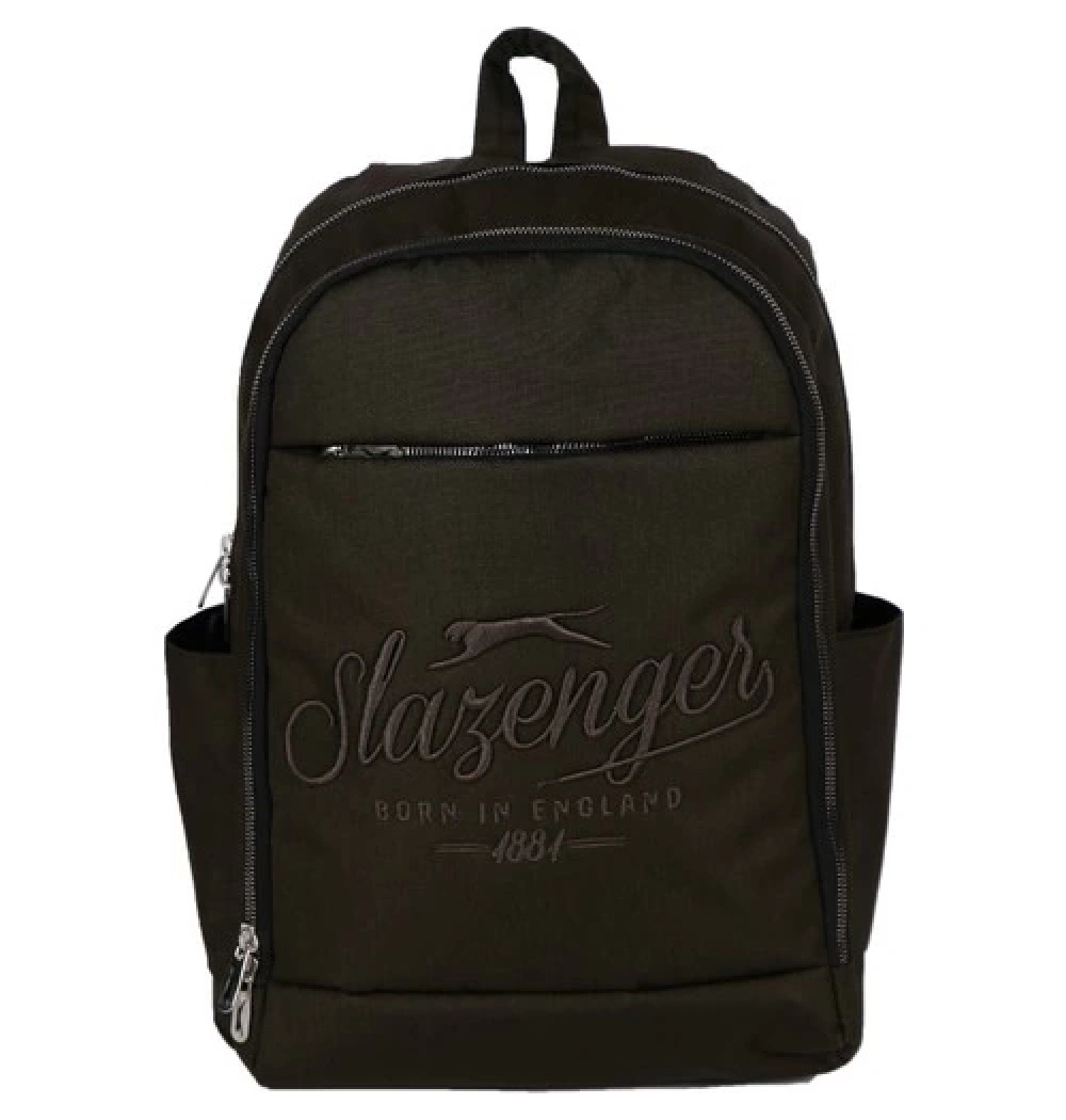 Slazenger Sırt Çantası Yeşil Nakış Desenli  Özkara Çanta