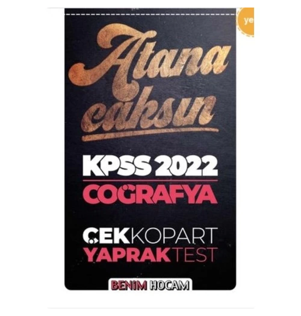 Kpss 2022 Gk Coğrafya Yaprak Test  Benim Hocam