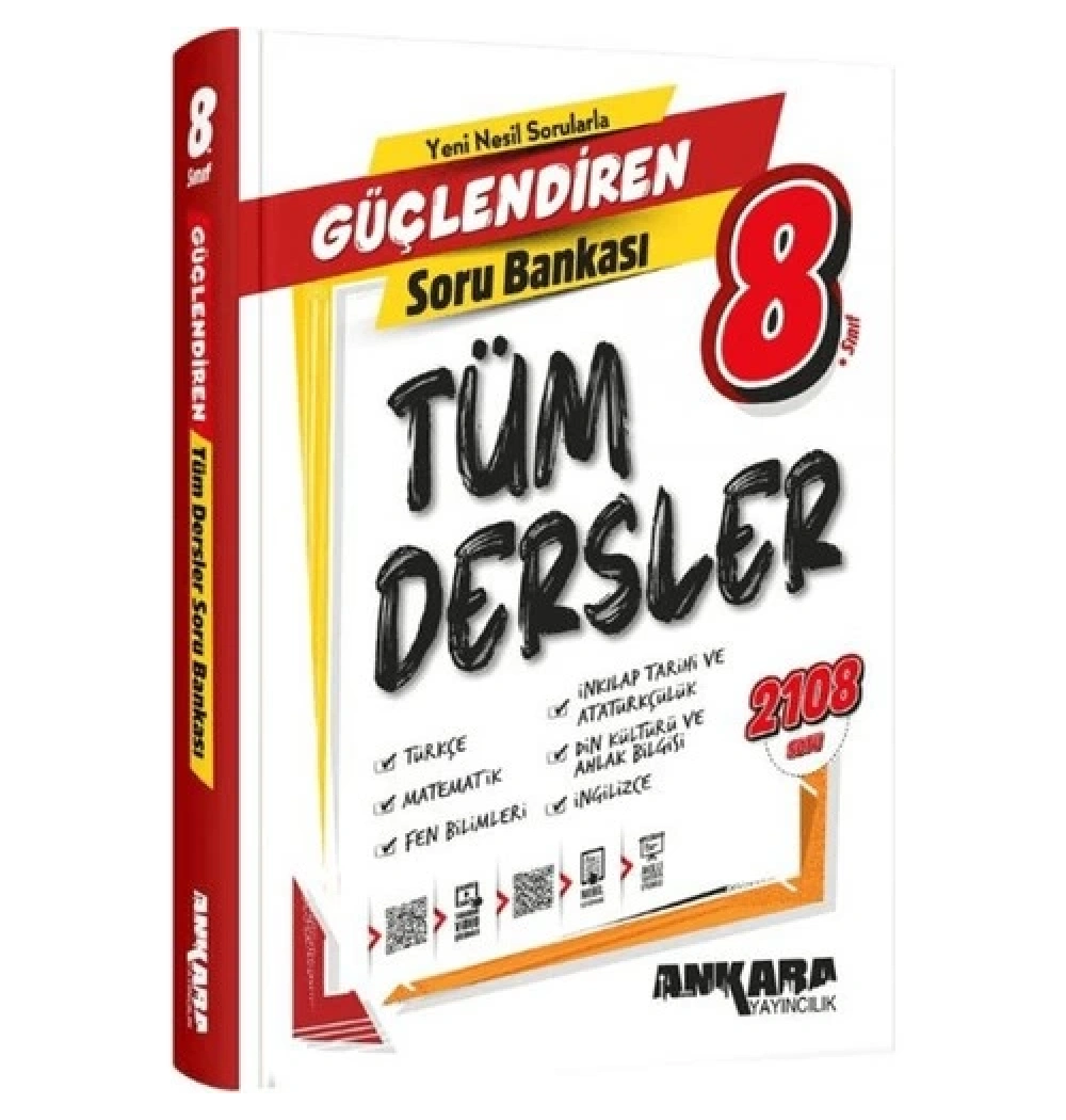 8. Sınıf Tüm Dersler Güçlendi̇Ren Soru Bankasi Ankara Yayın