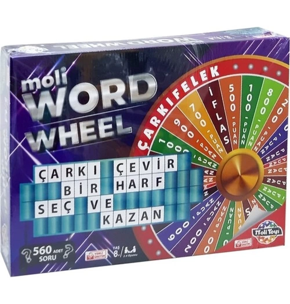 Moli Word Game Whell Çarkıfelek-