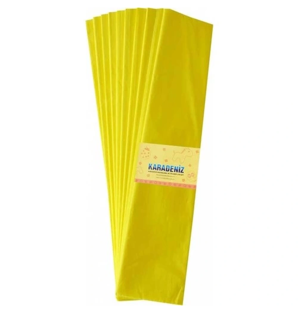 Lino Krapon Kağıdı Sarı 50X200Cm Pa-014-Sr
