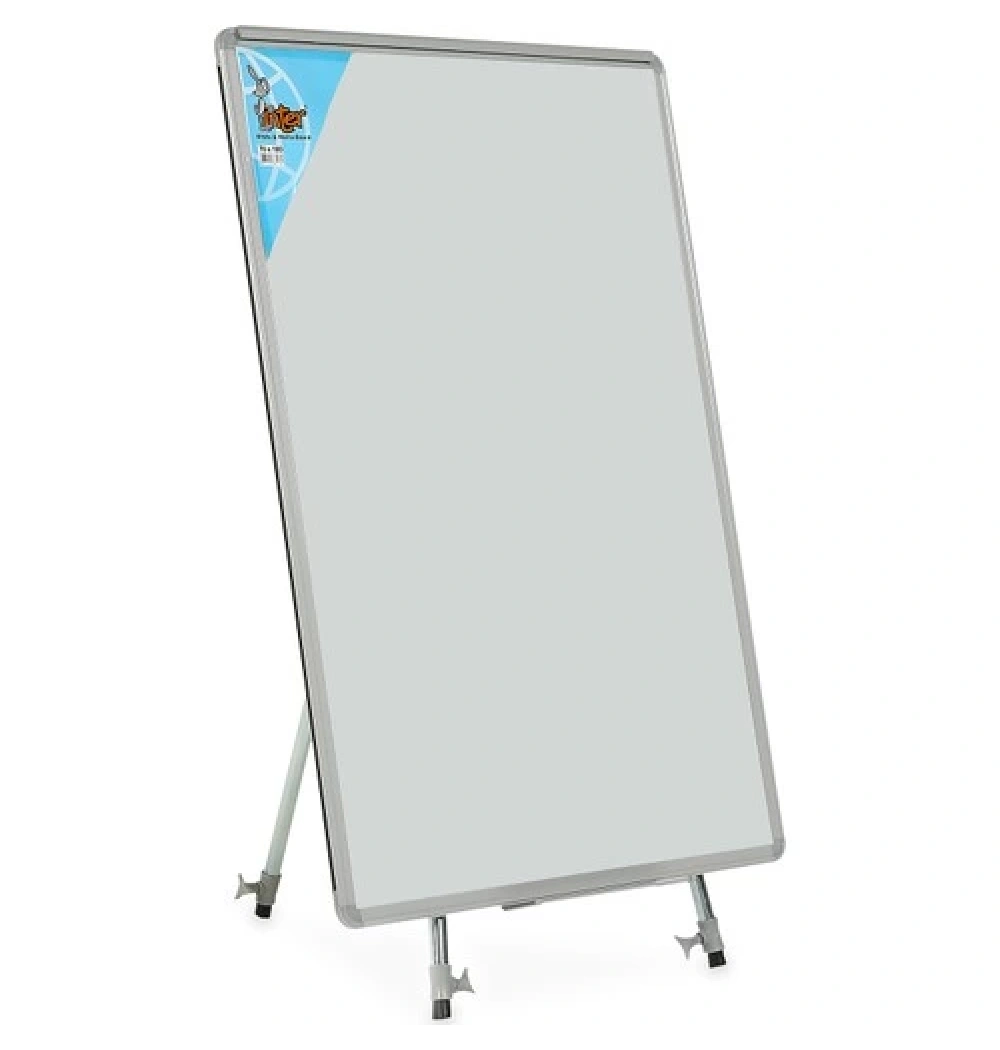 İnter 70*100 Elegant Çerçeve Laminant Yüz.Teleskopik Ayaklı Beyaz Yazı Tahtası Kod:Int-623