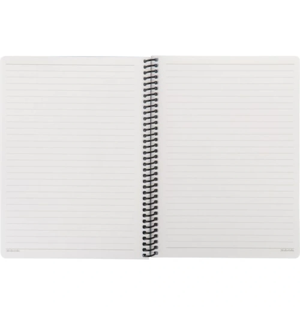 Keskin Color Hisli Şeyler 16.5 * 22,5  80Yp.Çizgili Spiralli Stickerli Defter - Oturmaya M